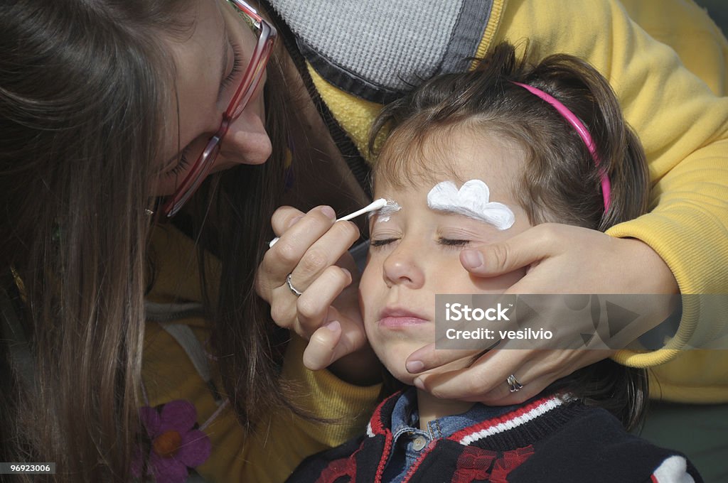 Carnaval de maquiagem - Foto de stock de 4-5 Anos royalty-free