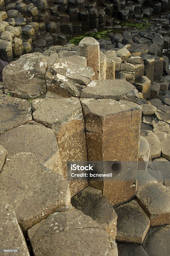 Giant's Causeway in Nordirland, Großbritannien - Lizenzfrei Architektonische Säule Stock-Foto