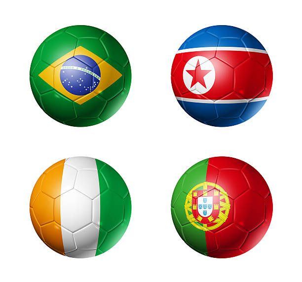 istock group G flags on soccerballs - 2010 96924052