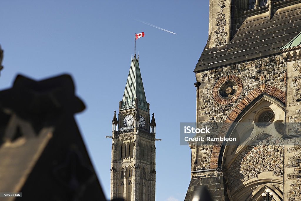 Canada de la Tour de la paix. - Photo de Ottawa libre de droits