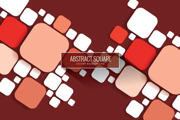 Vector illustration of Abstract Red background