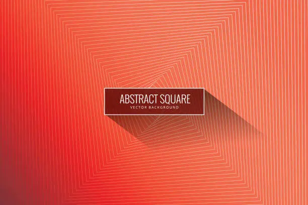 Vector illustration of Abstract square background