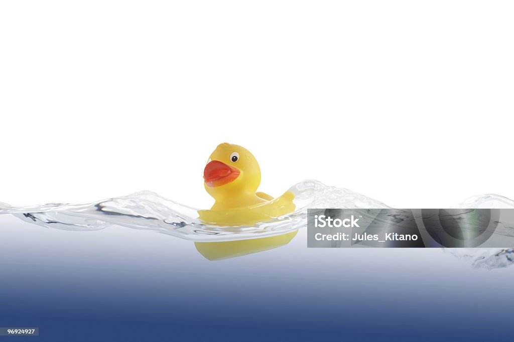 Lucky natación patito - Foto de stock de Agua libre de derechos