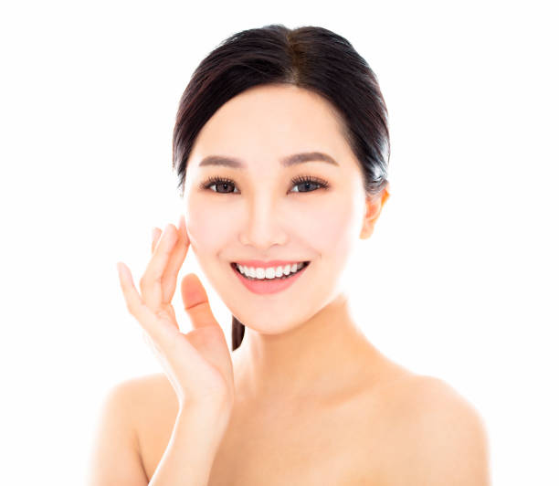 istock close up young smiling beauty face 969262360