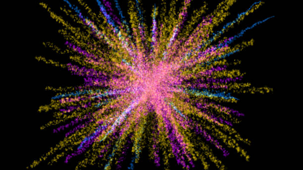 istock Dust particle, Colorful powder explosion, use for background. 969262672