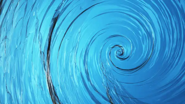 Photo of Beautiful clear water swirl ,whirl or spinning background.