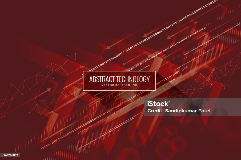 Technology Abstract Model Abstract Technology Innovation Concept Stock Illustration - Download ...