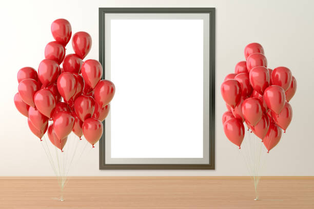 istock balloons with poster 969269102