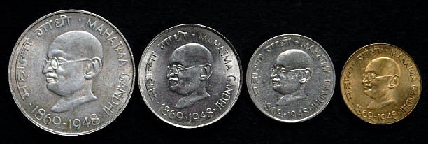 istock Coins on Mahatma Gandhi 96928048