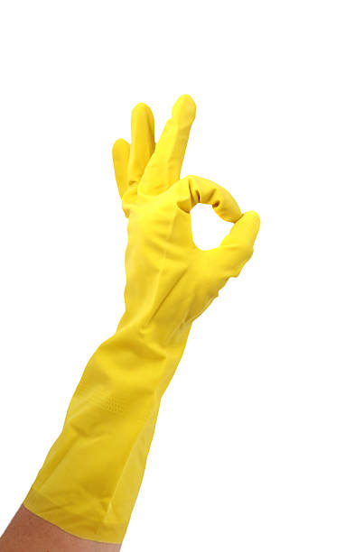istock Latex Glove Making OK sign 96928687
