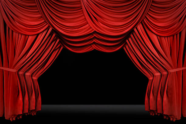 istock Vintage Theater Stage Drapes 96928720