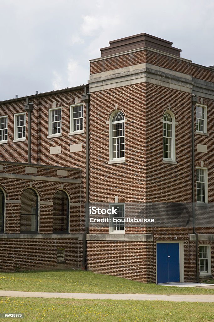 Brick Building - Durham, NC  Brick Stock Photo