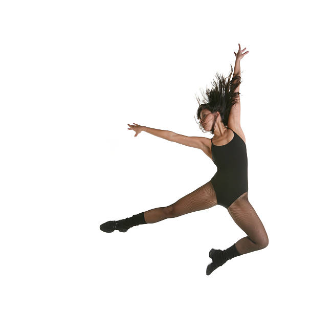 istock Beautiful Modern Jazz Street Dancer Jumping 96929320
