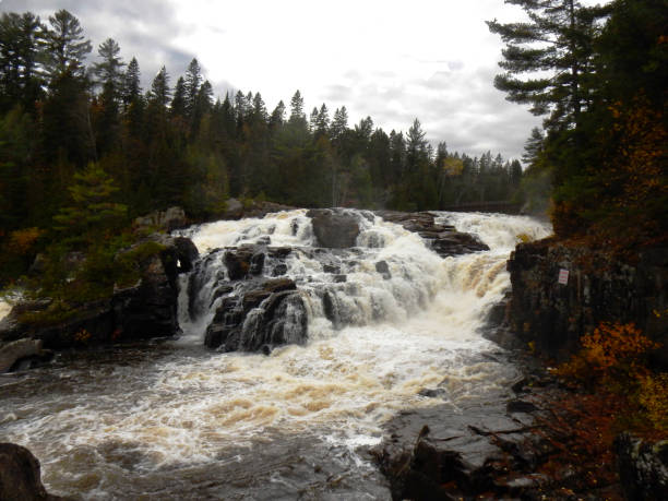 istock Monte-a-Peine waterfall in the middle of the woods 969293776