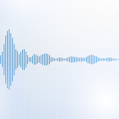 Sound waves lines audio equalizer technology, pulse musical, Vector Illustration