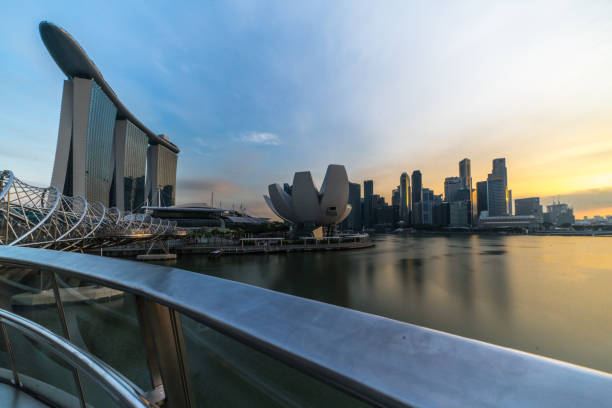 Marina Bay Sands Skyline stock photo