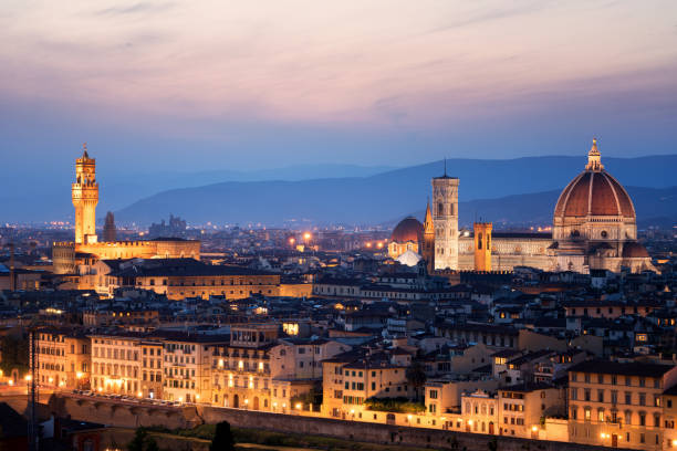 istock Florence Cathedral at Night in Florence - Italy 969301788