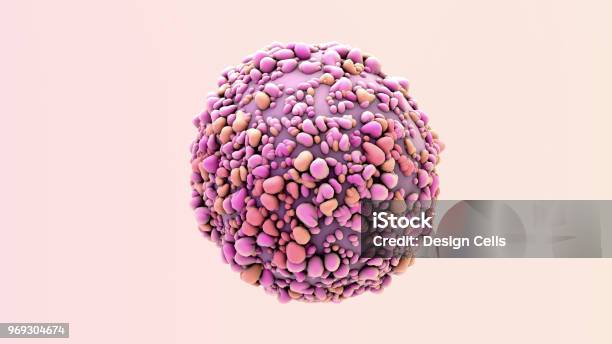 Breast Cancer Cell Stock Photo - Download Image Now - Breast Cancer, Biological Cell, Cancer - Illness