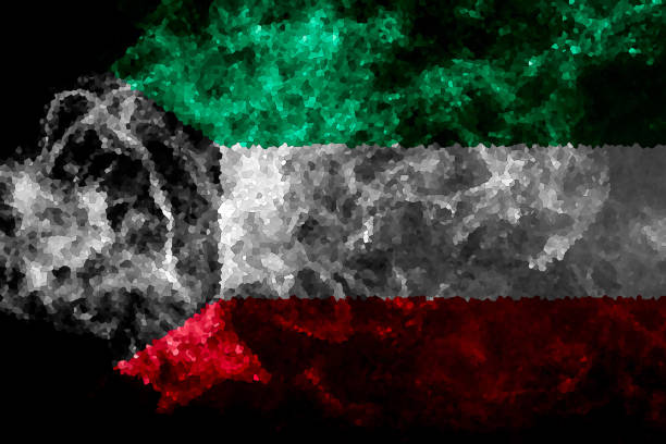 istock National flag of Kuwait 969309482