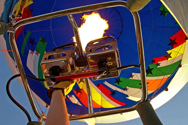 Photo of Heating the balloon