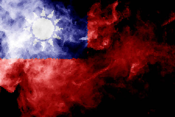 istock National flag of Taiwan 969324166