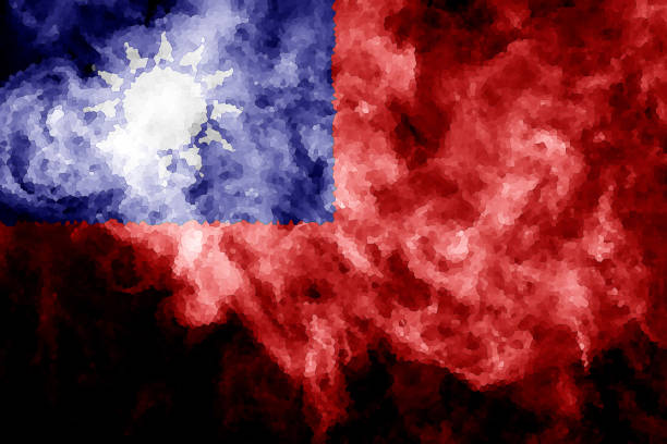 istock National flag of Taiwan 969324306