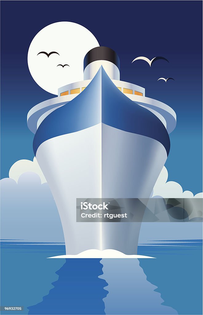 Cruise Liner  Passenger Ship stock vector