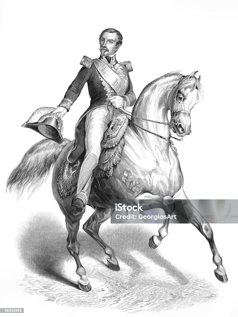 Napoleon III - Zbiór ilustracji royalty-free (Napoleon III)