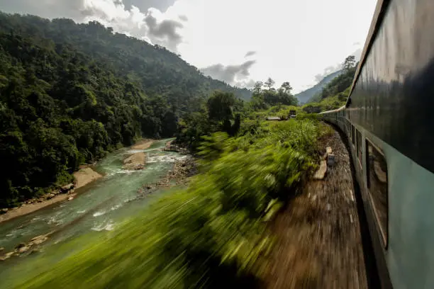 The stunning sights that you get to see while traveling by train from Guwahati to Silchar in the northeastern state of Assam(INDIA).