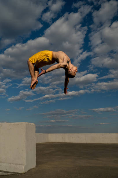 istock Tricking on the street. Martial arts 969332938