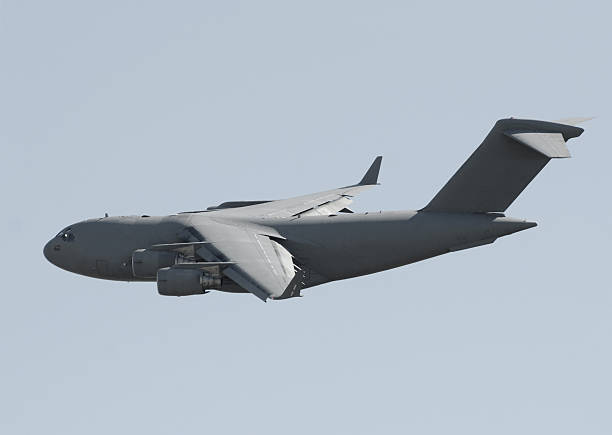istock Military transport airplane 96933597