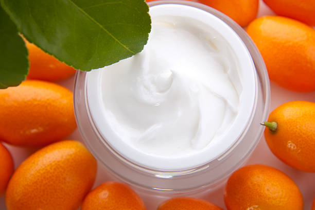 istock Face cream and fresh cumquats 96933635