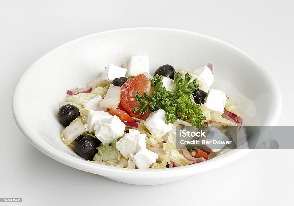 Insalata greca - Foto stock royalty-free di Alimentazione sana