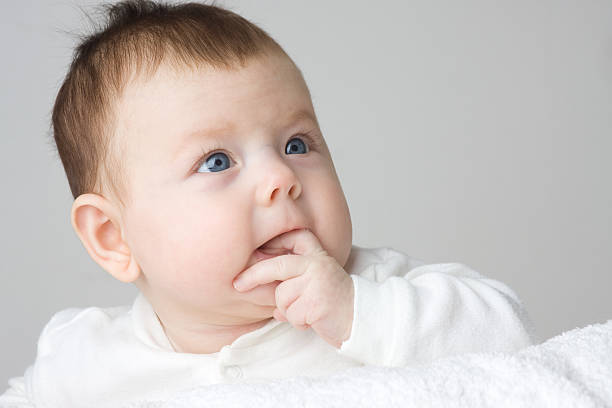 istock Portrait of adorable infant 96934436