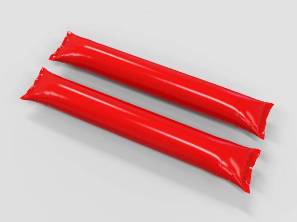 istock Blank bang bang inflatable balloon stick. 3d render illustration. 969347758