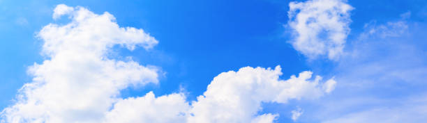 istock panoramic sky and cloud summer time beautiful background with copy space add text 969352878