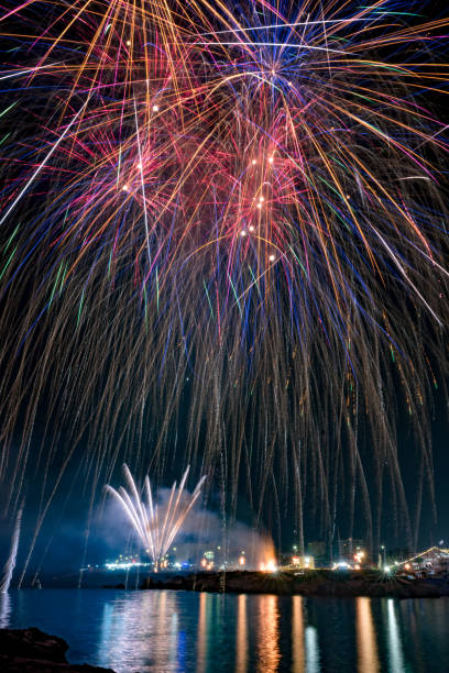 istock fireworks on the sea 969366860