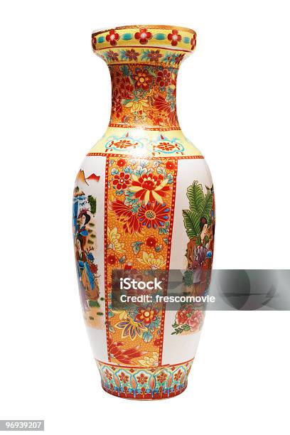 Antique Japanese Vase Stock Photo - Download Image Now - Antique, Japan, Japanese Culture