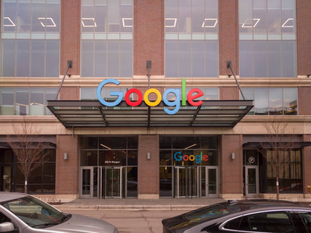 Google's Corporate Campus in Chicago stock photo