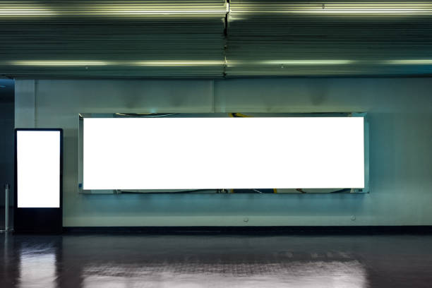 istock Blank large billboard with digital mock-up signboard 969403110
