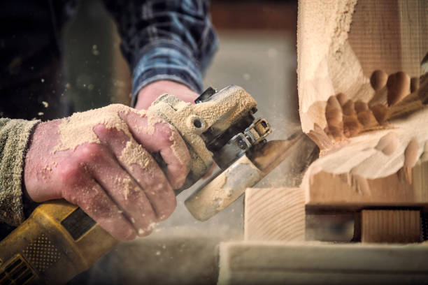 istock A young man carpenter saw sculpture 969405316