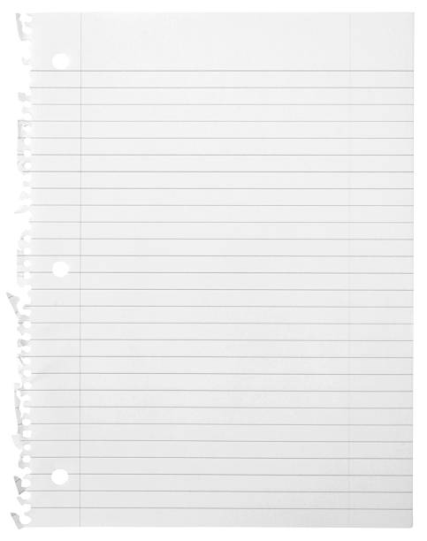 istock A piece of blank notebook paper torn out of its book 96940769