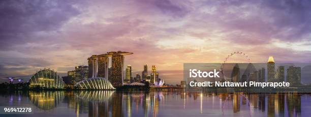 Marina Bay East Stock Photo - Download Image Now - Singapore, Urban Skyline, Panoramic