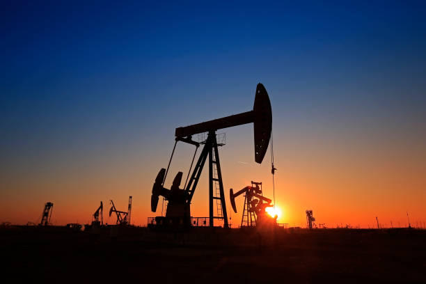istock The oil pump, industrial equipment 969422384