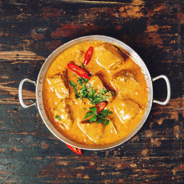 istock Traditional curry on wood background 969427874