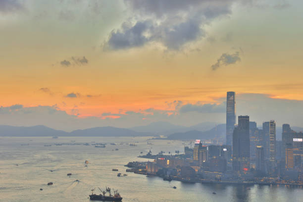 istock the cityscape at sunset from Braemar Hill 969429182