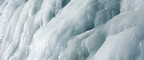 Frozen Waterfall stock photo