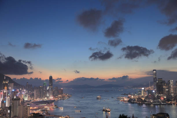 istock from view point at Braemar Hill, Hong Kong. 969431548