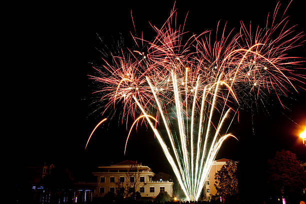 istock Fireworks on Chinese New Year Eve 96943361