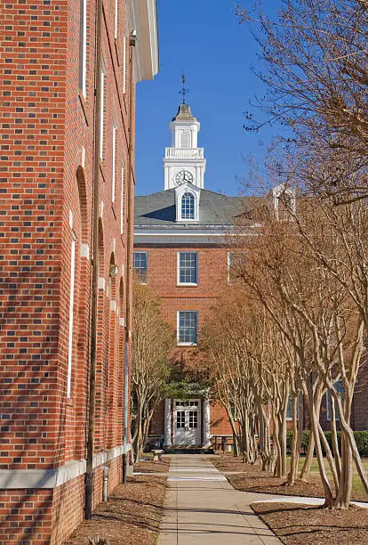 Photo of Campus of a historically black university in winter